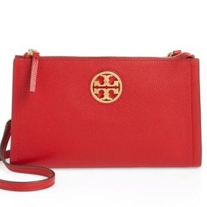 Tory Burch Carson Zip Top Crossbody Bag